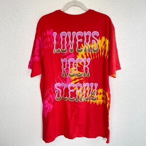 Paper Planes Shirt Mens Extra Large Lovers Rock Steady Graphic Tee Tie Dye Crew
